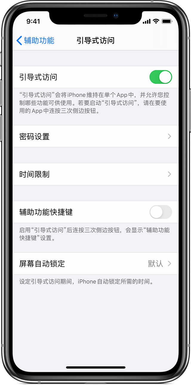 若尔盖苹果手机维修分享如何在 iPhone 上退出引导式访问 